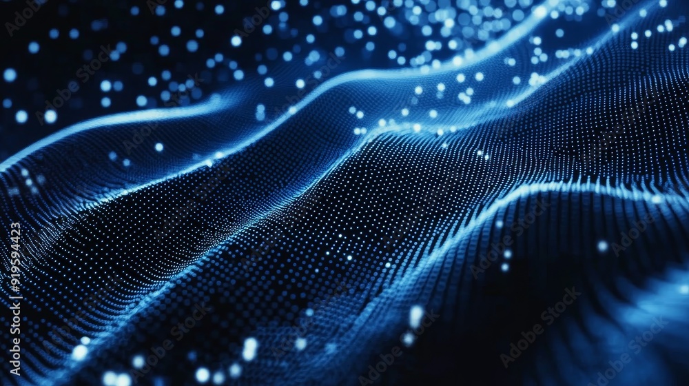 Poster concept for medical innovation. scientific information is represented as a high tech futuristic part