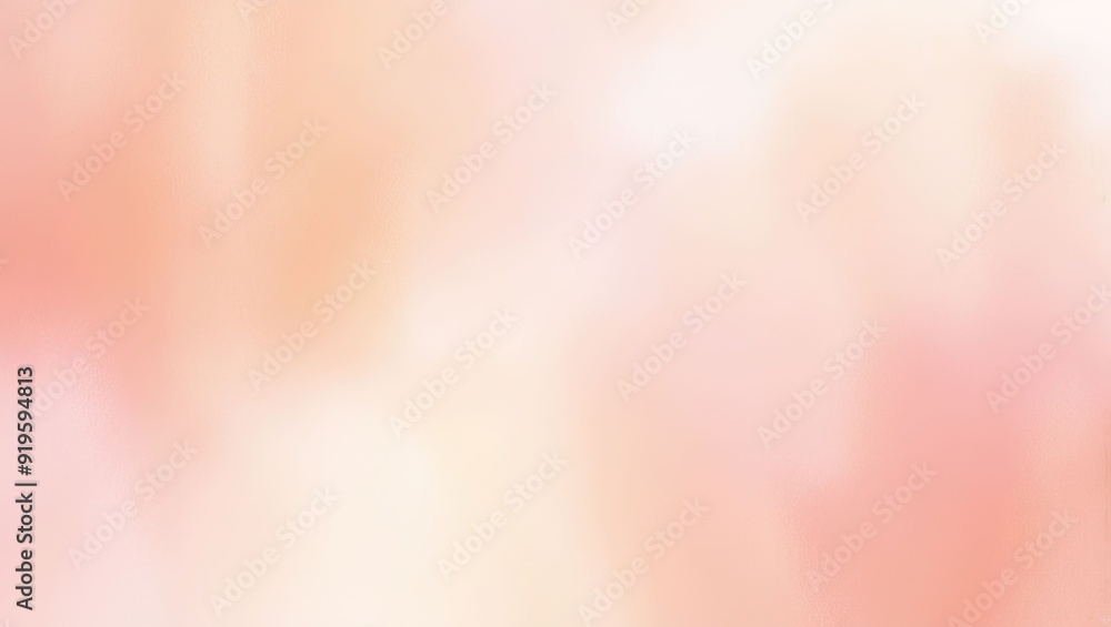 Sticker peach to cream gradient background