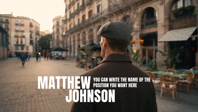 Minimal Animated Lower Thirds