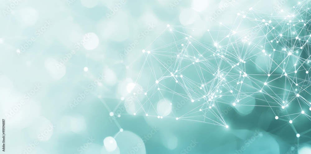 Poster streaming digital data with hi-speed internet. concept of digital data transfer in cyberspace and di