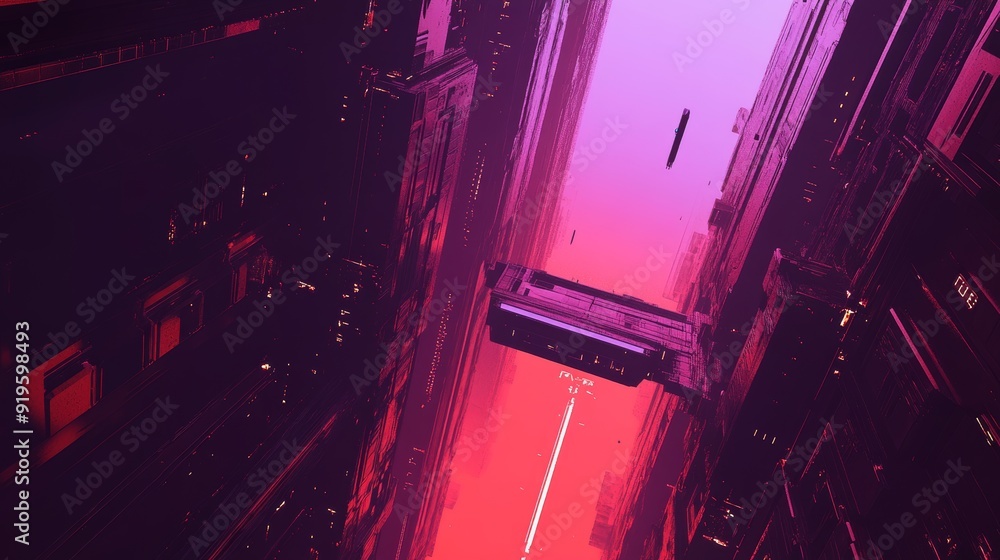 Poster the background is a sci-fi background with multicolored, innovative high-tech hardware, rendered in 