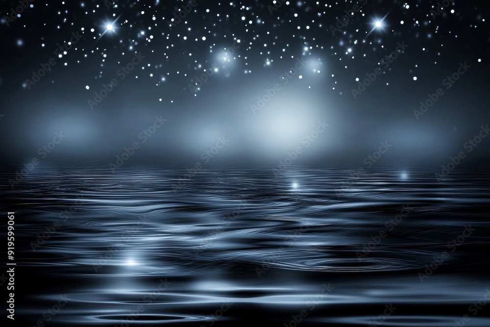 Aufkleber silver wave background with generative ai technology. net technology background.