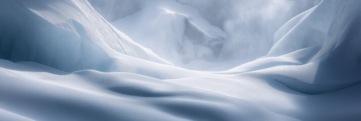 Obraz premium landscape photo in ice mountains 