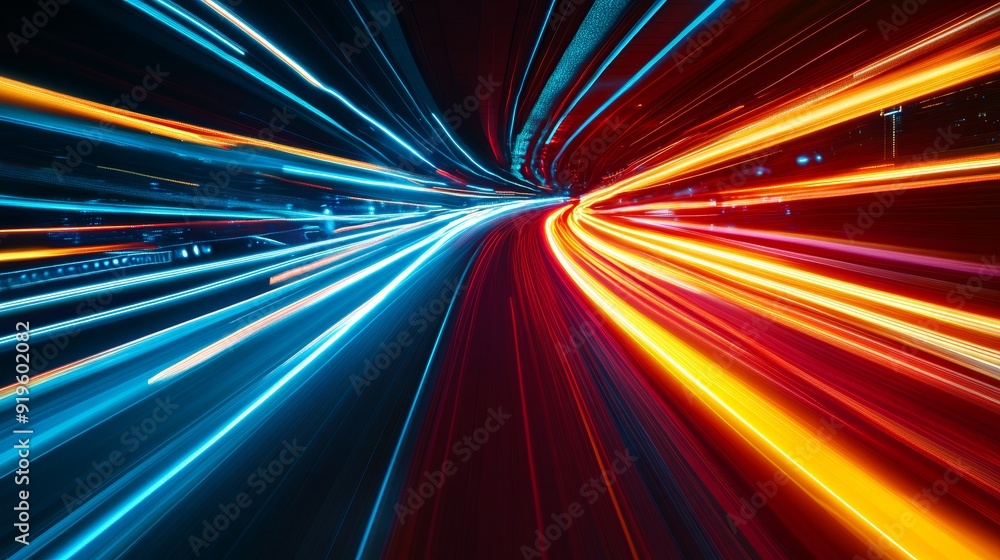 Aufkleber a stunning cyber security system with a high-speed technology that is abstract