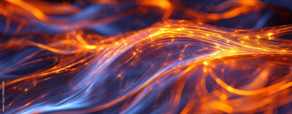 Poster digital technology concepts represented by a dynamic abstract background