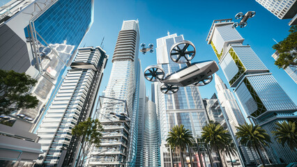 Flying taxi of the future © Steamaze