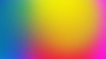 Colorful background with grainy texture, Vibrant colors, Abstract blurred background.