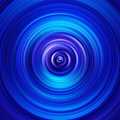 Colorful radial motion effect. Abstract rounded background. Color curves and sphere.