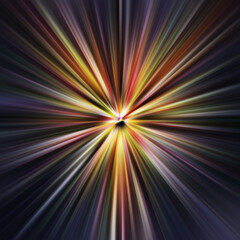 Fototapeta premium Colorful zoom motion effect. Abstract background.