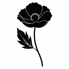 Poppy Black silhouette