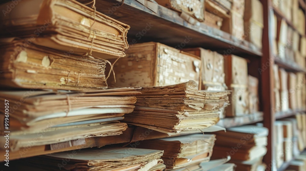 Poster explore the environmental controls used in a document archive to preserve documents.