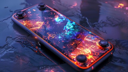 Imagine a smartphone with a built-in gaming console, offering high-performance gaming on the go with stunning graphics and responsive controls.