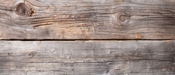 Obraz premium A tight shot of a wooden perch bearing one bird on its back and another atop it