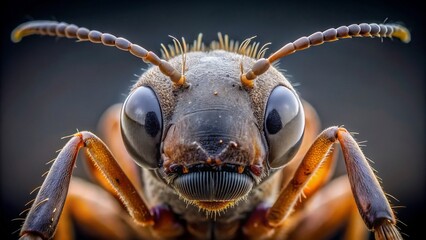 insect, macro, animal, wasp, nature, yellow, black, closeup, bug, wild, wildlife, close, isolated, detail, 