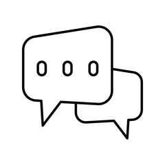 message line icon with white background vector stock illustration