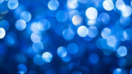 Blue Bokeh Background