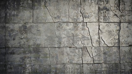 High-Resolution Concrete Crack Wallpaper