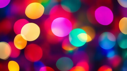 Colorful Bokeh Background