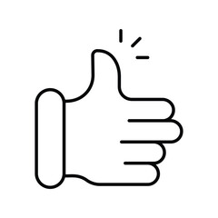 like line icon with white background vector stock illustration