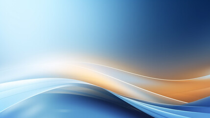 abstract light blue wave smooth background.