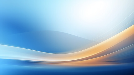 Obraz premium Dynamic flowing wave lines design element. light blue wave smooth background. Futuristic technology business concept. 