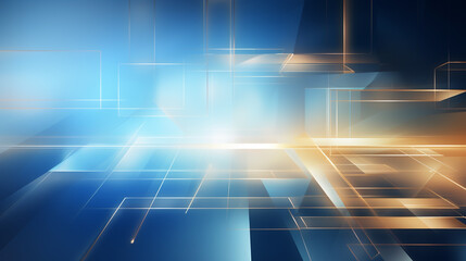 Abstract digital technology futuristic 3d square blue background. blue background poster with dynamic. modern digital design for web, print, and technology concepts.