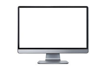 Monitor with transparent screen, mockup