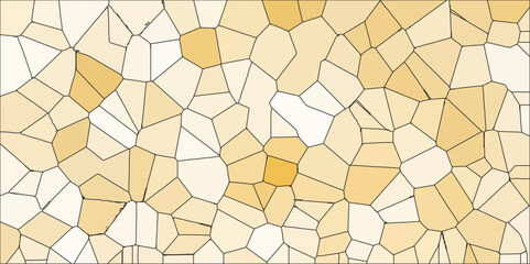 light yellow and white crystallize abstract background in light sweet vector illustration. black stoke colors stone tile pattern. Cement kitchen decor. abstract mosaic polygonal vector background.	

