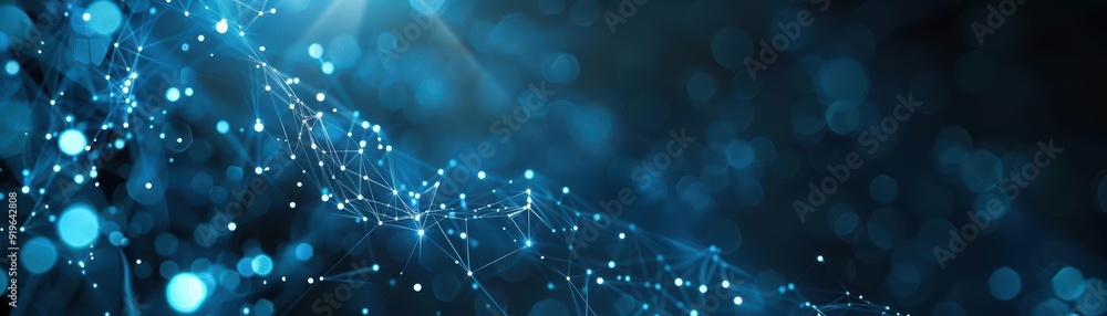 Aufkleber stunning blue abstract background featuring shimmering lights and textures, perfect for technology o