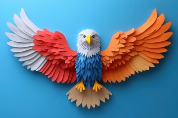 Eagle Paper Art Design