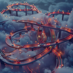 3D road 
