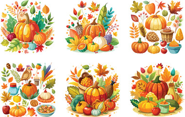 Thanksgiving vector design