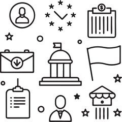 Fototapeta premium set of business icons