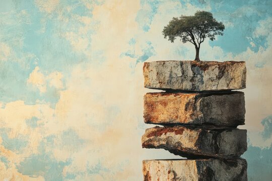 The process of building a tower that eventually fails serves as a visual analogy for the highs and lows of entrepreneurship