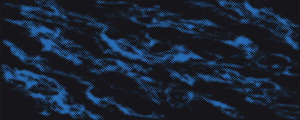 Abstract technology with blue dots pattern on gradients blue background. vector illustration