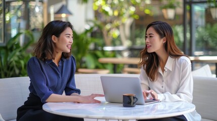 The business discussion moment