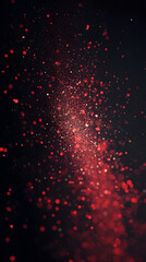 "Dark Red Flares Texture on Black Background"