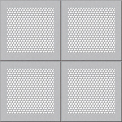 Metal broze alluminium comer mesh perforated texture