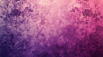 Obraz premium Dreamy Lilac to Magenta Gradient Backdrop with Grainy Texture and Noise Effect in Light and Dark Tones