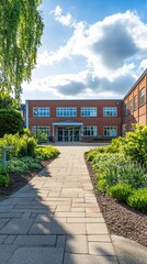 Obraz premium American school exterior 