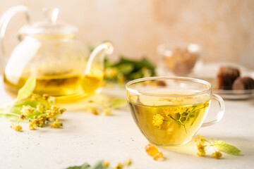 Cup of linden tea