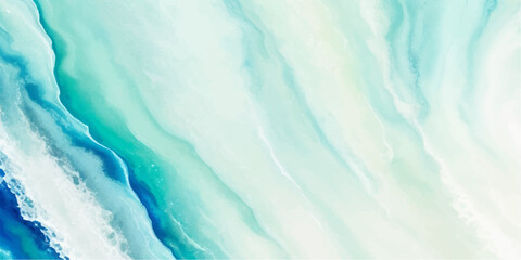 abstract soft blue and green abstract water color ocean wave texture background. Banner Graphic Resource as background for ocean wave and water wave abstract graphics	