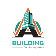 a logo for real estate business with a house and a logo for real estate