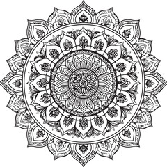 Download Premium Discover Exquisite Mandala Vector Design: Perfect for Your Next Creative Project EPS File