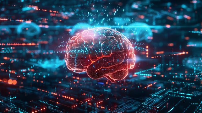 Flying inside Artificial Intelligence Digital Brain