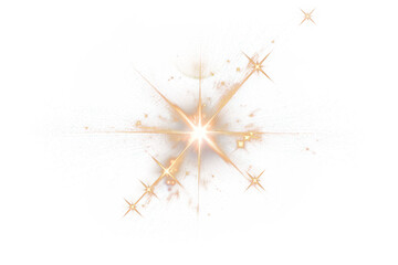 Fototapeta premium PNG Radiant starburst light overlay effect, transparent background