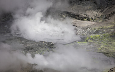 Der Vulkan Poas in Costa Rica