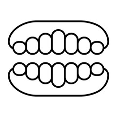 Toy Tractor Vector Line Icon Design