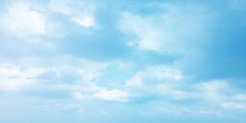 sunny sky blue light watercolor background. Aquarelle painting brush effect card paper textured canvas cloudy smoke space for text, entertaining card, template. aquamarine color graphics illustration