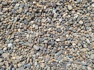 Pile of gravel. Gravel background